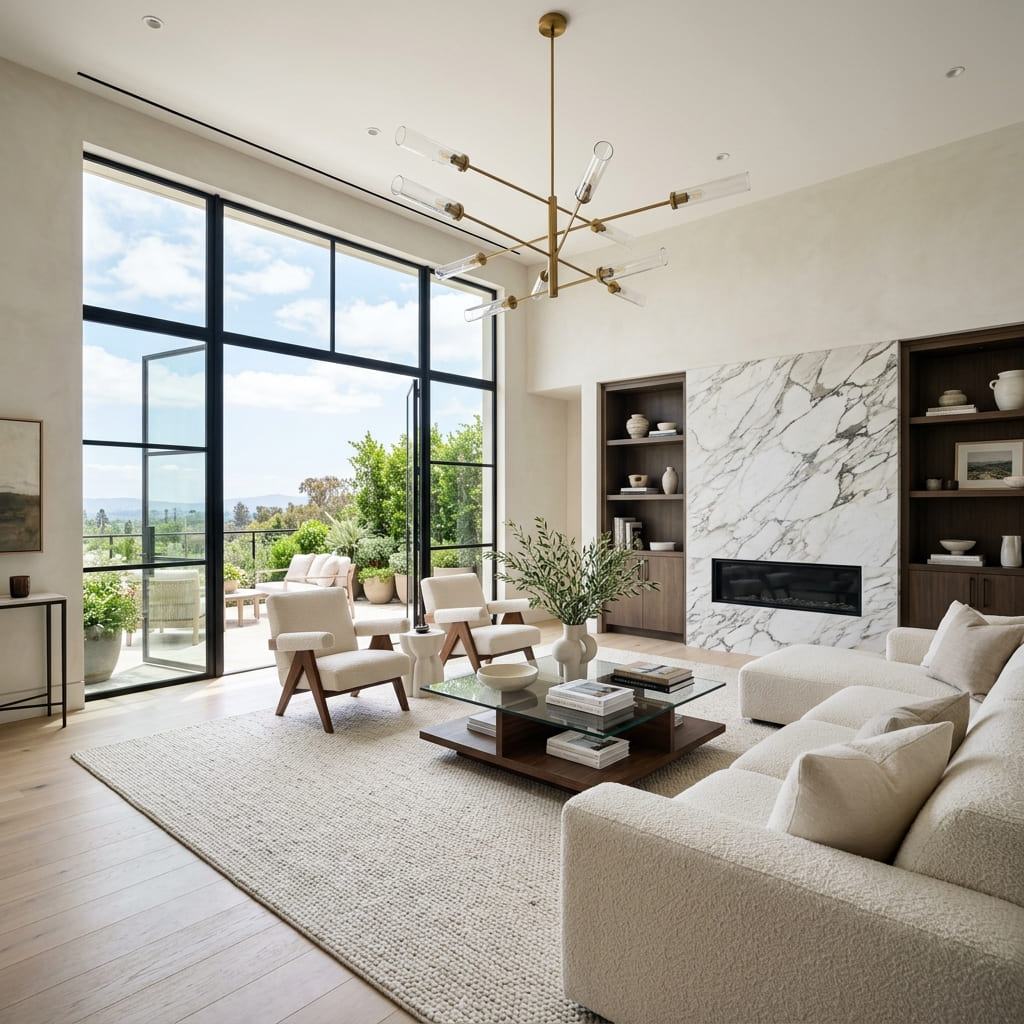 Luxury Clean Living Room